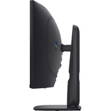 Dell 34" Moniteur UltraWide gaming incurvé Noir, 1x DisplayPort, 2x HDMI, 1x USB-C, 1x USB-A, 240 Hz