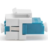 Digitus Accoupleur fibre optique, duplex, LC > prise LC, monomode OS2, Raccord Bleu