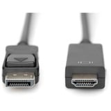Digitus Câble adaptateur DisplayPort > HDMI 4K Noir