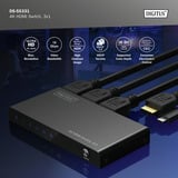 Digitus Commutateur HDMI 4K 3x1, Switch HDMI 