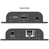 Digitus Kit d'extension HDMI IP PoE Noir