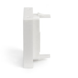 Digitus Plaque frontale 45x45 mm pour goulottes, Cache Blanc