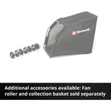 EINHELL Souffleur de feuilles sans fil GC-SC 18/28 Li, Scarificateur Rouge/Noir