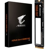 GIGABYTE AORUS Gen4 5000E 1 To M.2 PCI Express 4.0 NVMe 3D TLC NAND SSD Noir, 1 To, M.2, 5000 Mo/s