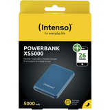 Intenso XS5000 Lithium Polymère (LiPo) 5000 mAh Essence, Powerbank Pétrole, 5000 mAh, Lithium Polymère (LiPo), Essence