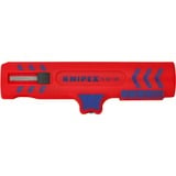 KNIPEX Outils universels à dégainer, Abisolier et outil de démontage Rouge/Bleu, 67 g, Bleu, Rouge