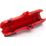 KNIPEX Outils universels à dégainer, Abisolier et outil de démontage Rouge/Bleu, 67 g, Bleu, Rouge