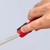 KNIPEX Outils universels à dégainer, Abisolier et outil de démontage Rouge/Bleu, 67 g, Bleu, Rouge