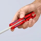 KNIPEX Outils universels à dégainer, Abisolier et outil de démontage Rouge/Bleu, 67 g, Bleu, Rouge