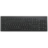 Kensington KB150 EQ Clavier sans fil Noir, Layout DE, Membrane, Taille réelle (100 %), Sans fil, RF sans fil, Clavier à membrane, QWERTZ, Noir