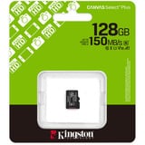 Kingston Canvas Select Plus 128 GB MicroSDXC, Carte mémoire Noir, UHS-I U1, Class 10, V10