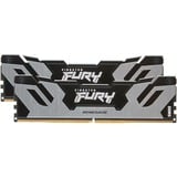 Kingston FURY Renegade Silver 32 Go DDR5-6400 (2x 16 Go) mémoire vive Noir, KF564C32RSK2-32, XMP 3.0