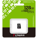 Kingston SDCS3/128GBSP, Carte mémoire Noir