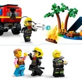 LEGO City - Le camion de pompiers 4x4 et le canot de sauvetage, Jouets de construction 60412