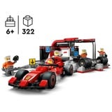 LEGO Ville - Arrêt au stand de F1 et équipe de ravitaillement avec voiture Ferrari, Jouets de construction 60443