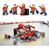 LEGO Ville - Arrêt au stand de F1 et équipe de ravitaillement avec voiture Ferrari, Jouets de construction 60443