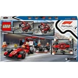 LEGO Ville - Arrêt au stand de F1 et équipe de ravitaillement avec voiture Ferrari, Jouets de construction 60443