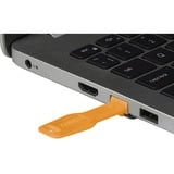 Lindy Clé pour bloqueur de port RJ45, orange Orange, orange, Clé de bloqueur de port, RJ-45, Orange, Acrylonitrile-Butadiène-Styrène (ABS), Sac en polyéthylène, CE, RoHS, REACH, California Proposition 65