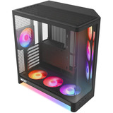 NZXT H6 RGB+ ( 2026 ) Tout Noir boîtier midi tower Noir | 2x USB-A | 1x USB-C | RGB | Verre trempé
