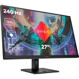 OMEN Écran gamer QHD 240 Hz OMEN 27 pouces - OMEN 27qs 27" Moniteur gaming  Noir, OMEN by HP Écran gamer QHD 240 Hz OMEN 27 pouces - OMEN 27qs, 68,6 cm (27"), 2560 x 1440 pixels, Quad HD, LCD, 1 ms, Noir