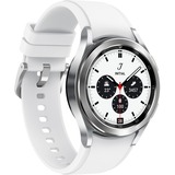 SAMSUNG Galaxy Watch4 Classic, Smartwatch Argent, Bracelet sport blanc, 42 mm, Aluminium