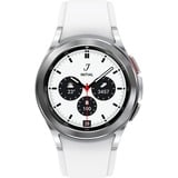 SAMSUNG Galaxy Watch4 Classic, Smartwatch Argent, Bracelet sport blanc, 42 mm, Aluminium
