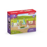 Schleich HORSE CLUB Accessoires - obstacles, Figurine Clôture pour figurine jouet, 5 an(s), Multicolore