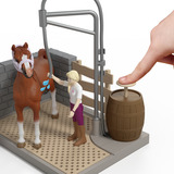 Schleich Horse Club Aire de lavage pour chevaux de Sofia, Figurine 