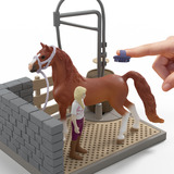 Schleich Horse Club Aire de lavage pour chevaux de Sofia, Figurine 