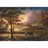 Schmidt Spiele Terry Redlin : Or du soleil sur les champs mûrs, Puzzle 