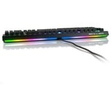 Sharkoon SKILLER SGK60 clavier USB QWERTY Italien Noir, clavier gaming Noir, Layout IT, Kailh Box Red, Taille réelle (100 %), USB, Clavier mécanique, QWERTY, LED RGB, Noir