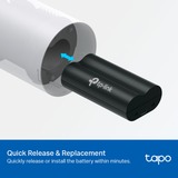 TP-Link Tapo A100 Batterie Noir, Batterie, Universel, Noir, TP-Link, Tapo C420, Tapo C400, Tapo D230, Lithium