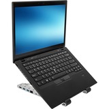 Targus AWU100005GL Support de livres Supports de Notebook Argent 39,6 cm (15.6") Argent, Supports de Notebook, Argent, Aluminium, 25,4 cm (10"), 39,6 cm (15.6"), USB 3.2 Gen 1 (3.1 Gen 1) Type-C