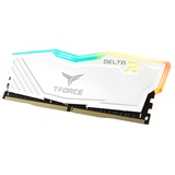 Team Group T-FORCE DELTA RGB TF4D432G3200HC16FDC01 module de mémoire 32 Go 2 x 16 Go DDR4 3200 MHz, Mémoire vive Blanc, 32 Go, 2 x 16 Go, DDR4, 3200 MHz, 288-pin DIMM