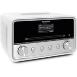 TechniSat Tech DIGITRADIO 586 whsr, Radio Internet Blanc/Argent