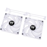 Thermaltake CT140 ARGB Sync PC Cooling Fan White ventilateurs de boîtier Blanc, 2 pièces, 140 x 140 x 25 mm, PWM