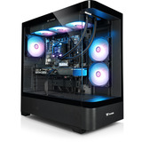 Thermaltake PC-000097-DE, PC gaming Noir/transparent