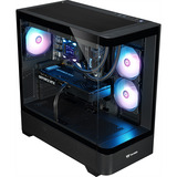 Thermaltake PC-000097-DE, PC gaming Noir/transparent