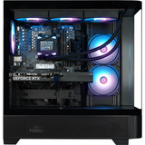Thermaltake PC-000097-DE, PC gaming Noir/transparent