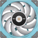 Thermaltake Toughfan 12 Turquoise High Static Pressure Radiator Fan Universel Ventilateur 12 cm Bleu 1 pièce(s), Ventilateur de boîtier Turquoise, Ventilateur, 12 cm, 500 tr/min, 2000 tr/min, 58,35 cfm, Bleu