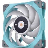 Thermaltake Toughfan 12 Turquoise High Static Pressure Radiator Fan Universel Ventilateur 12 cm Bleu 1 pièce(s), Ventilateur de boîtier Turquoise, Ventilateur, 12 cm, 500 tr/min, 2000 tr/min, 58,35 cfm, Bleu