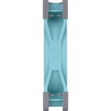 Thermaltake Toughfan 12 Turquoise High Static Pressure Radiator Fan Universel Ventilateur 12 cm Bleu 1 pièce(s), Ventilateur de boîtier Turquoise, Ventilateur, 12 cm, 500 tr/min, 2000 tr/min, 58,35 cfm, Bleu