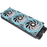Thermaltake Toughfan 12 Turquoise High Static Pressure Radiator Fan Universel Ventilateur 12 cm Bleu 1 pièce(s), Ventilateur de boîtier Turquoise, Ventilateur, 12 cm, 500 tr/min, 2000 tr/min, 58,35 cfm, Bleu