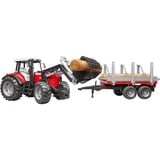 bruder Massey Ferguson avec fourche, Modèle réduit de voiture 7480