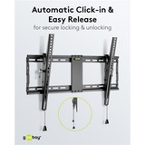 goobay Support mural TV Pro TILT (L) Noir