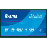 iiyama TE6512MIS-B4AG Écran d'affichage dynamique En forme de kiosk 165,1 cm (65") LCD Wifi 400 cd/m² 4K Ultra HD Noir Écran tactile Intégré dans le processeur Android 24/7, Affichage public Noir (Mat), En forme de kiosk, 165,1 cm (65"), LCD, 3840 x 2160 pixels, Wifi, 24/7