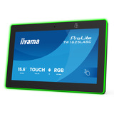 iiyama TW1625LASC-B3PNR 15.6" Moniteur tactile  Noir (Mat), Audio, USB, LAN, Wi-Fi, écran tactile, webcam, Android