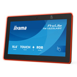 iiyama TW1625LASC-B3PNR 15.6" Moniteur tactile  Noir (Mat), Audio, USB, LAN, Wi-Fi, écran tactile, webcam, Android