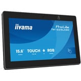 iiyama TW1625LASC-B3PNR, Affichage public Noir (Mat), Audio, USB, LAN, Wi-Fi, écran tactile, webcam, Android