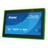 iiyama TW1625LASC-B3PNR, Affichage public Noir (Mat), Audio, USB, LAN, Wi-Fi, écran tactile, webcam, Android